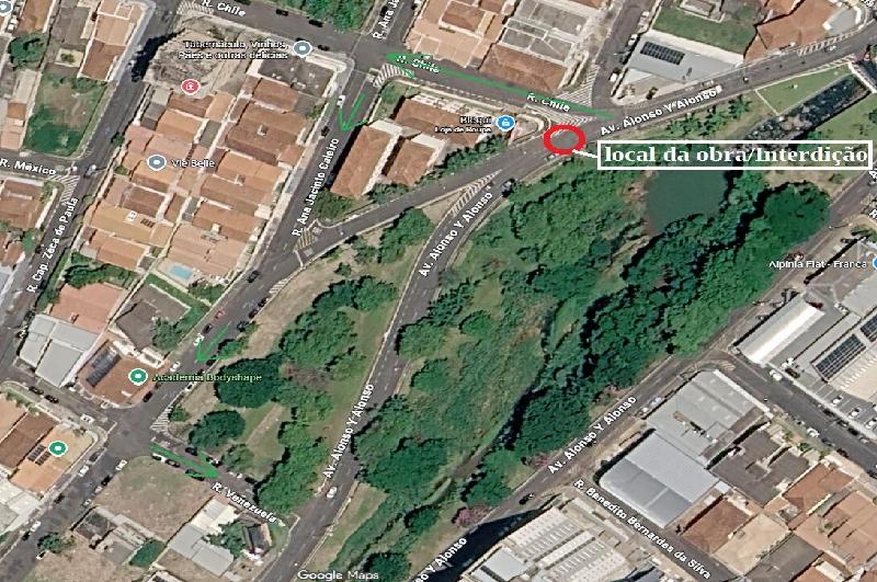 Avenida Ismael Alonso y Alonso passa por interdição para obras de drenagem